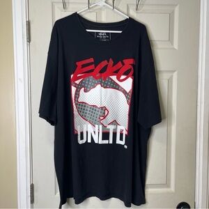 Ecko Unlimited Unltd. Logo Brand mens Black T Shirt